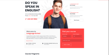 Language School Coaching Institute WordPress Theme with LMS Integration 1.0.5 – Themeum