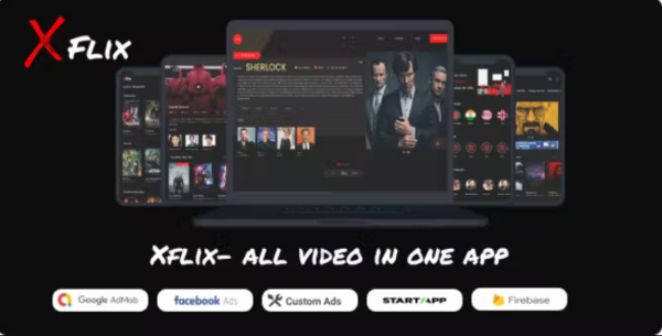 Xflix- All Video One Solution (Live, Movie, Tv Channel and many more.)
