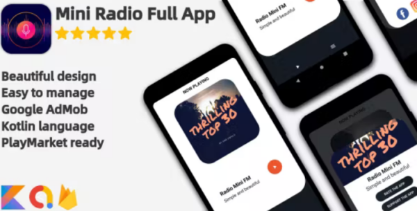 Radio Mini – Full Android Application
