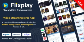 Video Streaming App Like Netflix Primevideo hotstar php adminpanel