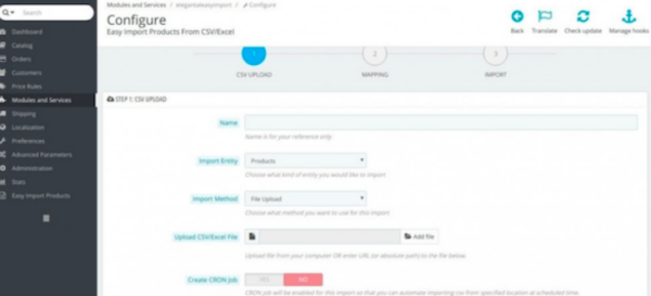 Easy Import Products From CSV, EXCEL, XML, JSON, TXT Module