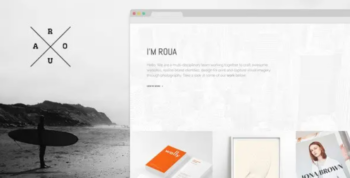 ROUA 4.1.5 Hipster Portfolio & Blogging WP Theme