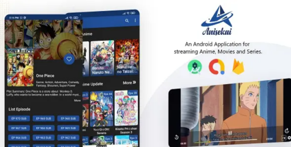 Anisekai – An Android Application for streaming Anime, Movies and Series