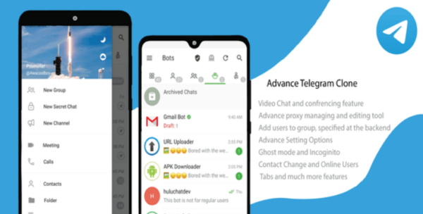 Telegram Clone with advance feature