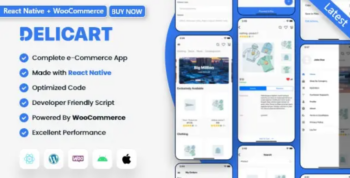 WooCommerce React Native Full App for Ecommerce – Delicart