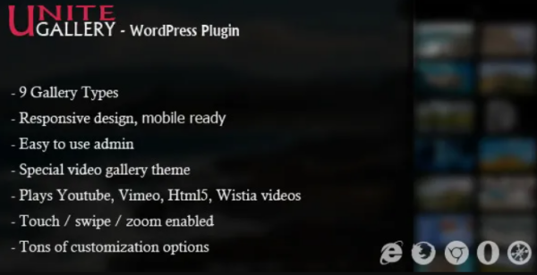 Unite Gallery – WordPress Gallery Plugin 1.7.53