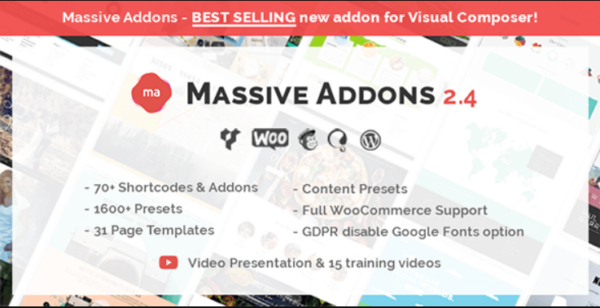 Massive Addons – WPBakery Page Builder 2.4.8