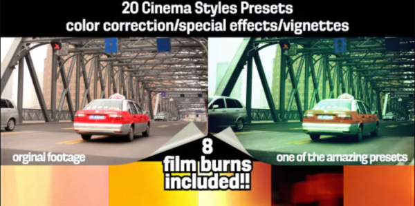 Cinema Styles Presets & Film Burns