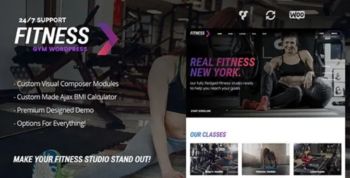 FitnessGym – Personal Trainer & Health WordPress Theme