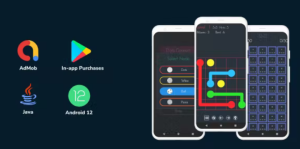 Dots Connect (AdMob + In-app Purchases)