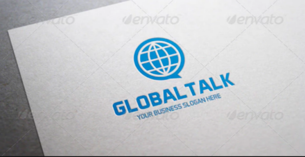 Global Talk Logo Template