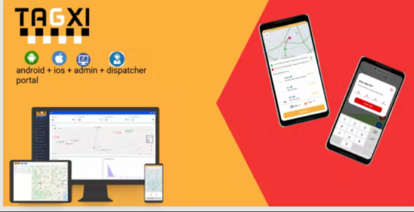TAGXI – Taxi Application – Uber clone – Android + IOS + Dashboard