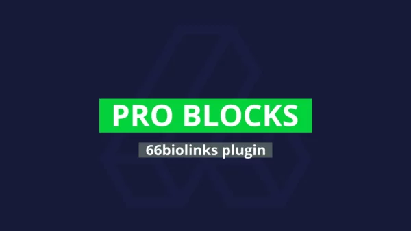Pro Blocks Pack – 66biolinks Plugin 7.0.0