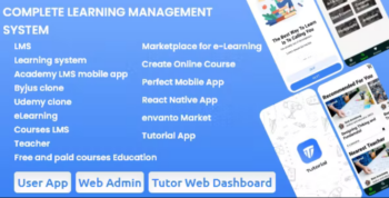 Learning Management System – LMS – Byjus – Udemy – eLearning – Course – Education – Tutorial App