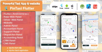 Pin Taxi Flutter – Complete Solution Taxi App