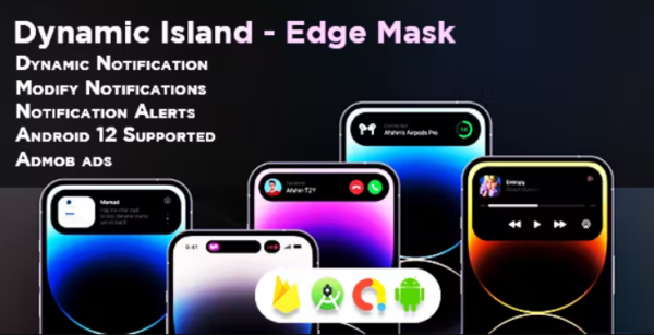 Edge Mask – Dynamic ILand Notification – iOS 16 – Dynamic Spot