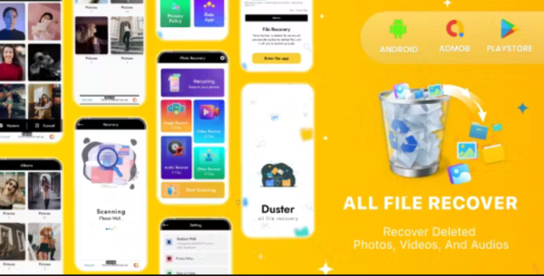 All FIle Recovery Tool App | Gallary Recovery Tools | All File recovery | Admob Ads | Android