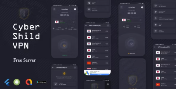 CyberShild Vpn - Flutter Vpn for Android With Admob