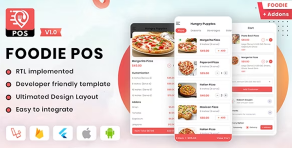 Foodie POS | Food Delivery App | POS for restaurants