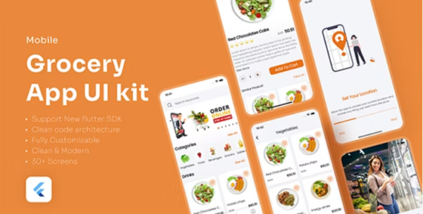 The Flutter Grocery App || Grocery App Template