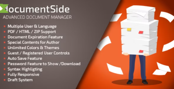 documentSide PHP Document & Guide Manager 3 March 2021