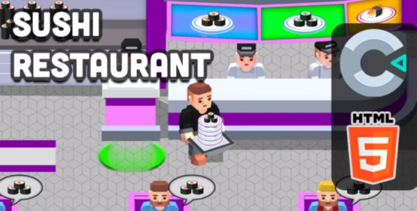 Sushi Restaurant – HTML5 Game – C3P