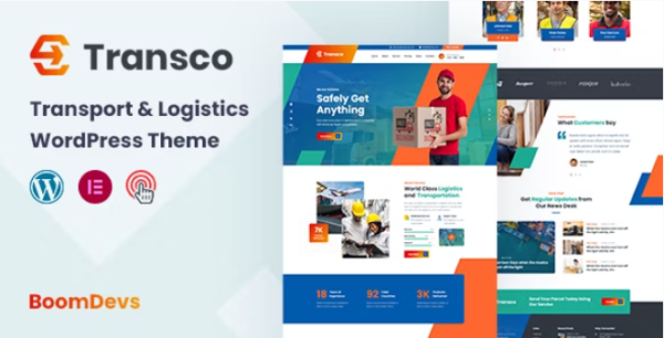Transco - Transport and Logistics WordPress Theme