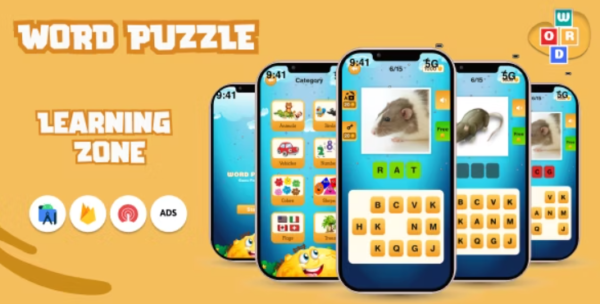 WordPuzzle - Word Guessing Game for Kids