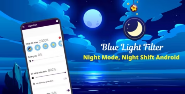 blue light filter night mode android source code