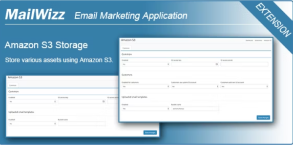 Amazon S3 integration for MailWizz EMA 18 June 2021