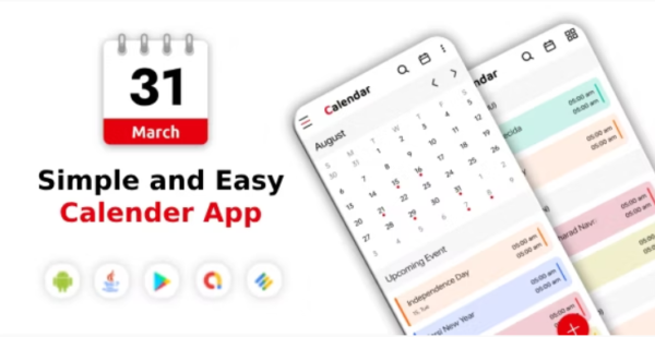 Calendar : Simple & Easy Calendar Android App With Admob Ads