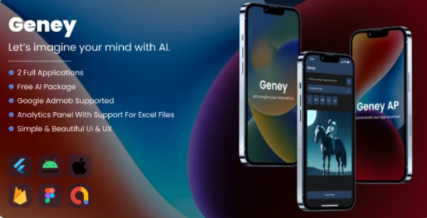 Geney | Flutter AI Image Generator.