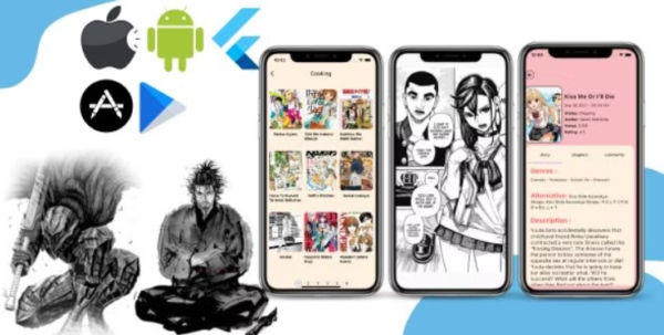 MangaHube: A cross-platform app built with Flutter utilizing web scraping.