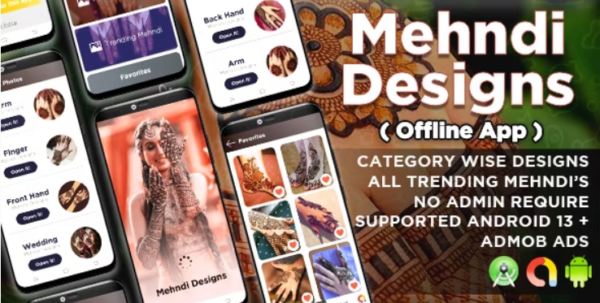 Mehndi Designs Offline, Trending Mehndi, Hindu Mehndi, Arabic Mehndi, HD Category Wise Mehndi Design 23 June 2023