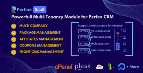 Perfect SaaS - Powerful Multi-Tenancy Module for Perfex CRM 1.2.4