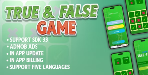 True - False Game ( online & offline )