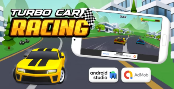 Turbo Car Racing - Car Racing Game Android Studio Project with AdMob Ads + Ready to Publish