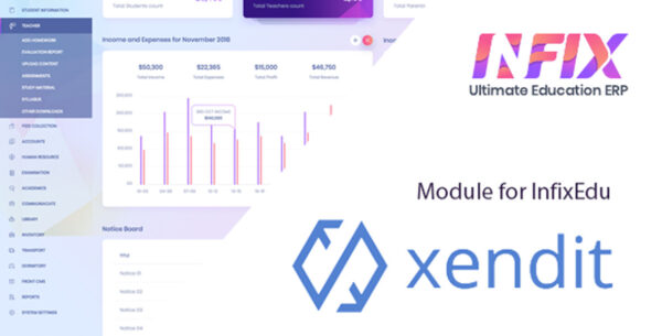 XENDIT Payment Gateway – InfixEdu School Module 1.1