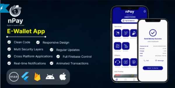 nPay - Flutter e-wallet application