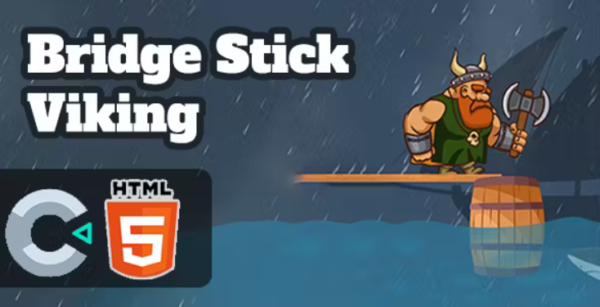 Bridge Stick Viking – HTML5 Game – Construct 3