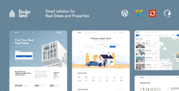 Finderland - Real Estate WordPress Theme 1.0.1