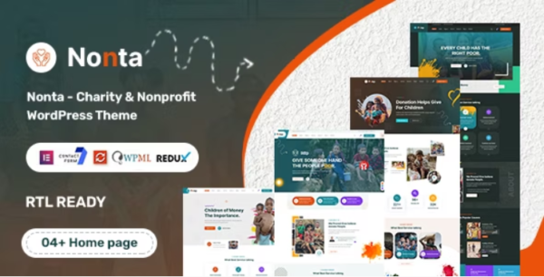 Nonta - Nonprofit & Charity WordPress Theme