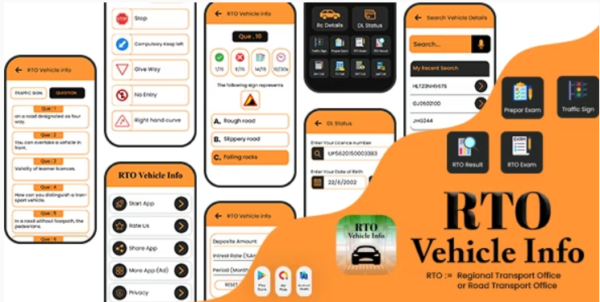 RTO Vehicle Information - RTO Vehicle Info App - All Vehicle Information - Get RTO Details