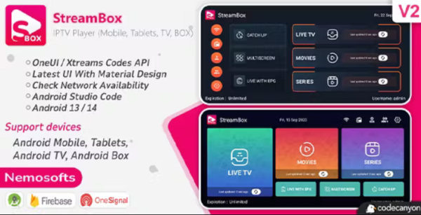 StreamBox Mobile Pro – IPTV Player (Android Mobile and Tablets) 3.2