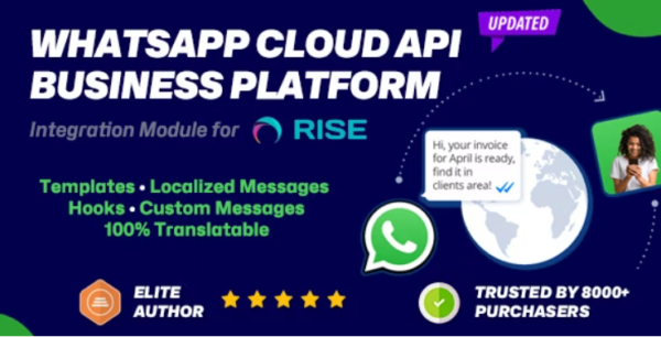 WhatsApp Business Platform Intergration plugin for RISE CRM 1.2.2