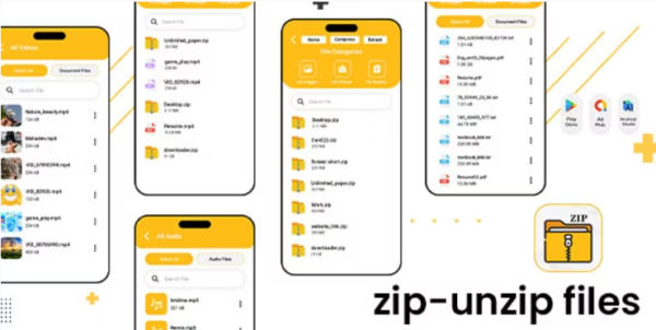 Zip File Reader - Zip and Unzip Tool - RAR Reader - Unarchive - Zip File opener for Android