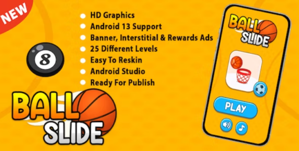 Ball Slide Puzzle + Ready For Publish + Android Studio