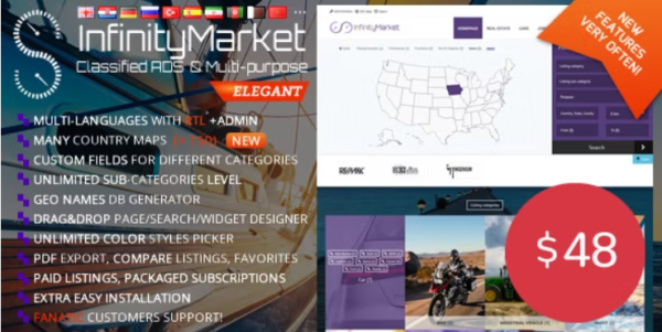 Classified Ads Script - Infinity Market 1.7.4