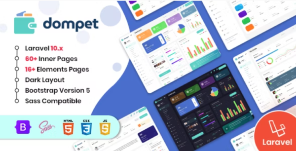 Dompet - Payment Laravel Admin Dashboard Template