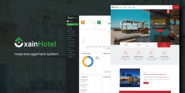 Xain – Hotel Management System with Website [Includes 10 Module] 2.5